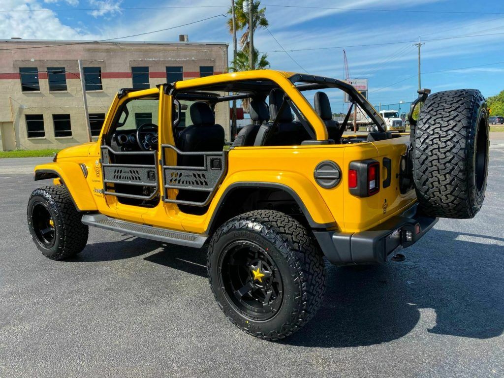 2019 Jeep Wrangler SAHARA Hella Yella Custom Lifted Leather for sale