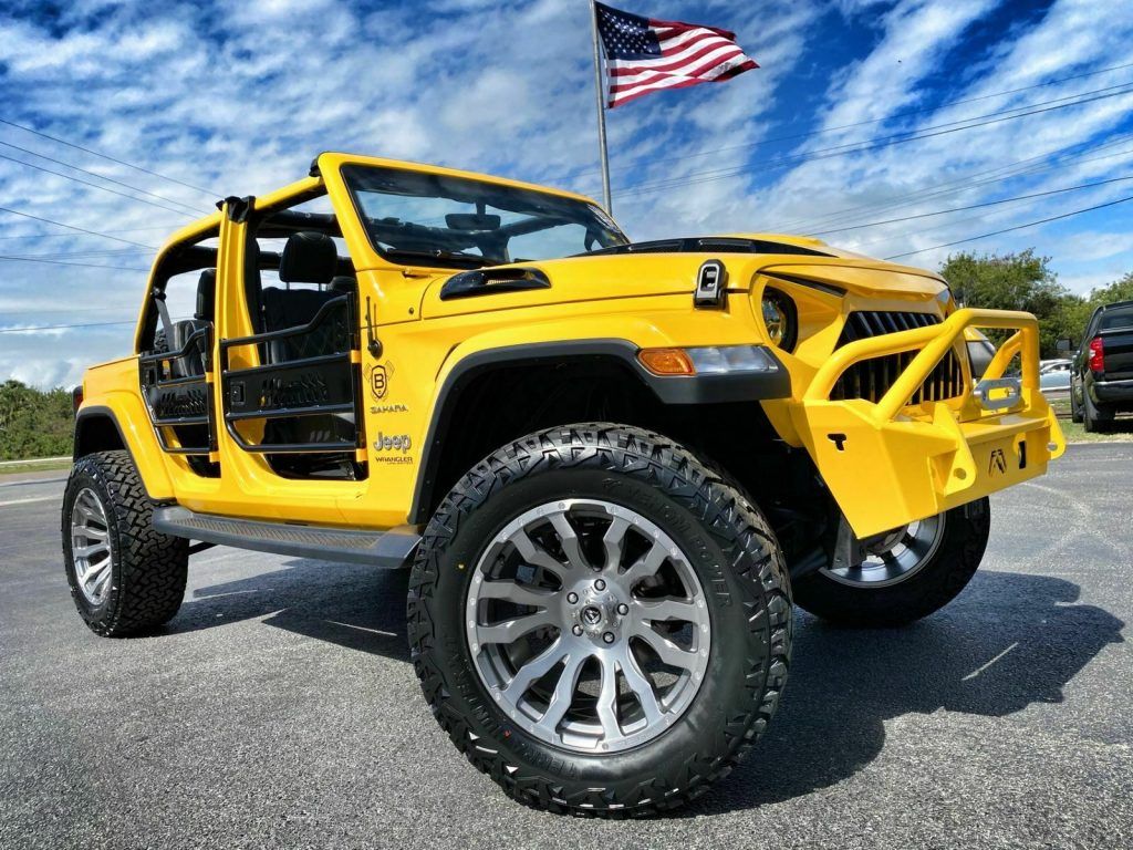 2019 Jeep Wrangler Hellayella Custom Lifted Sahara Leather ...